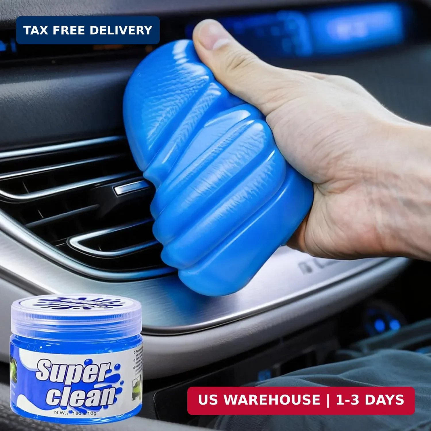 Car Cleaning Gel Car Clean Detailing Putty, Universal Car Interior Cleaner Slime