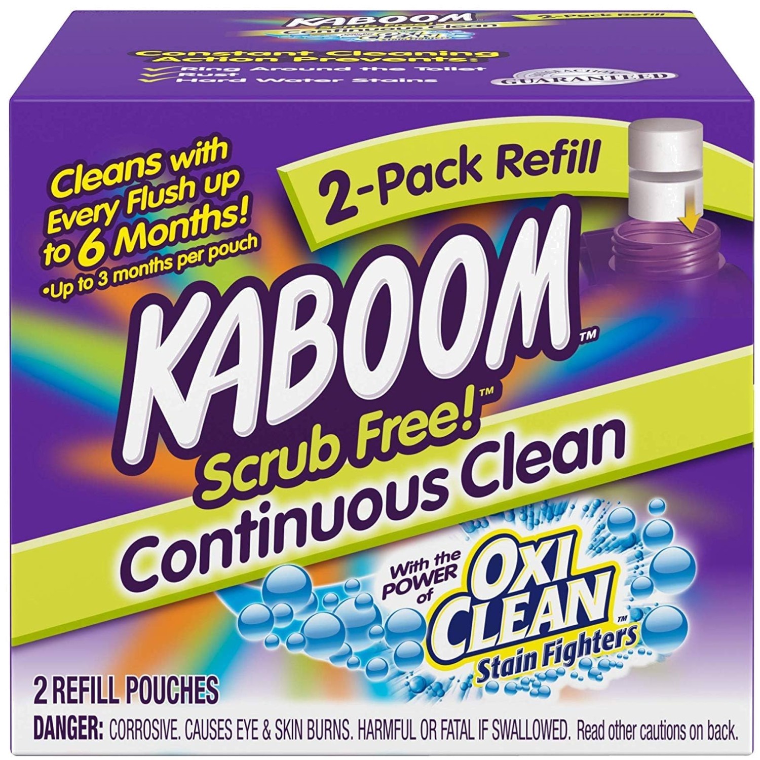 Scrub Free Continuous Clean Toilet Refill 2-Pack