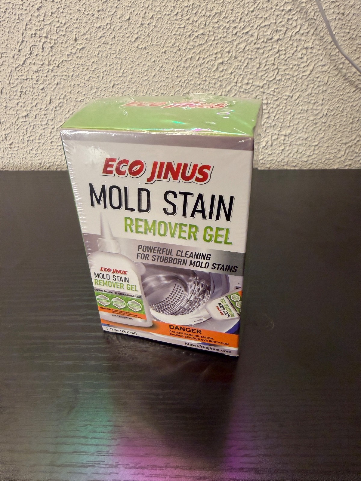 Eco Jinus Mold Stain Remover Gel 7oz , 3 Pack Washing Machine, Rubber Seals
