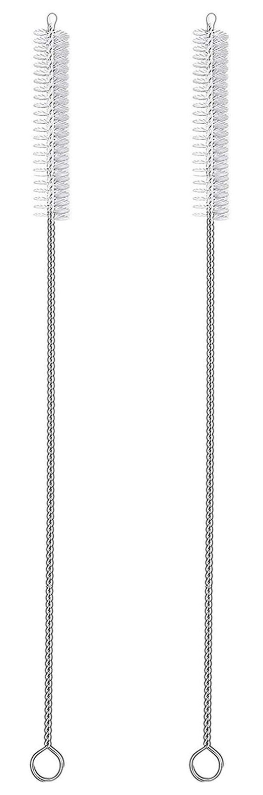 2 Drinking Straw Cleaning Brush Long – Bristle Cleaner for Stainless Steel