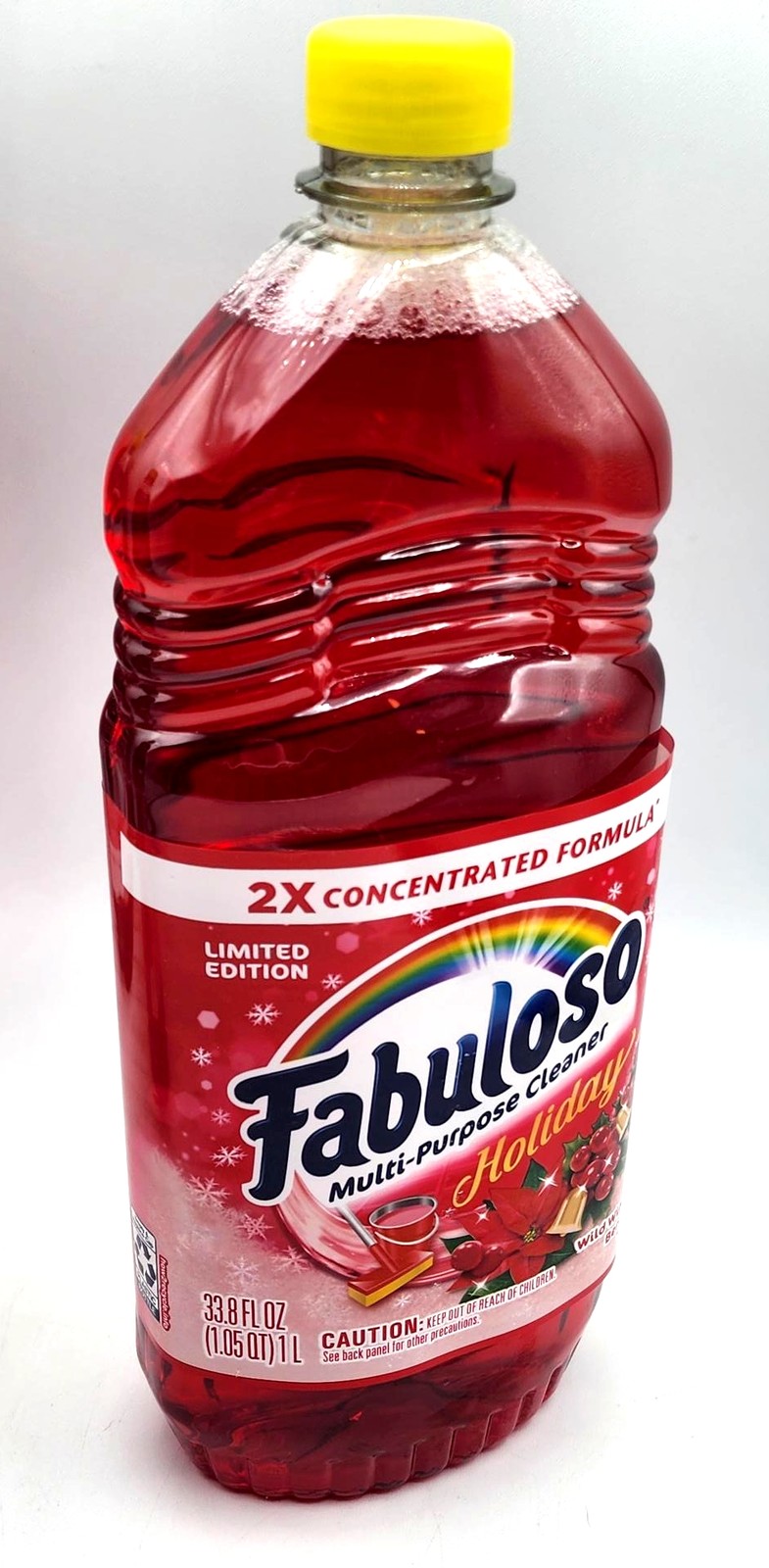 3 Fabuloso Holiday Multi-Purpose Cleaner 2X Concentrated Wild Winter Berries Lot