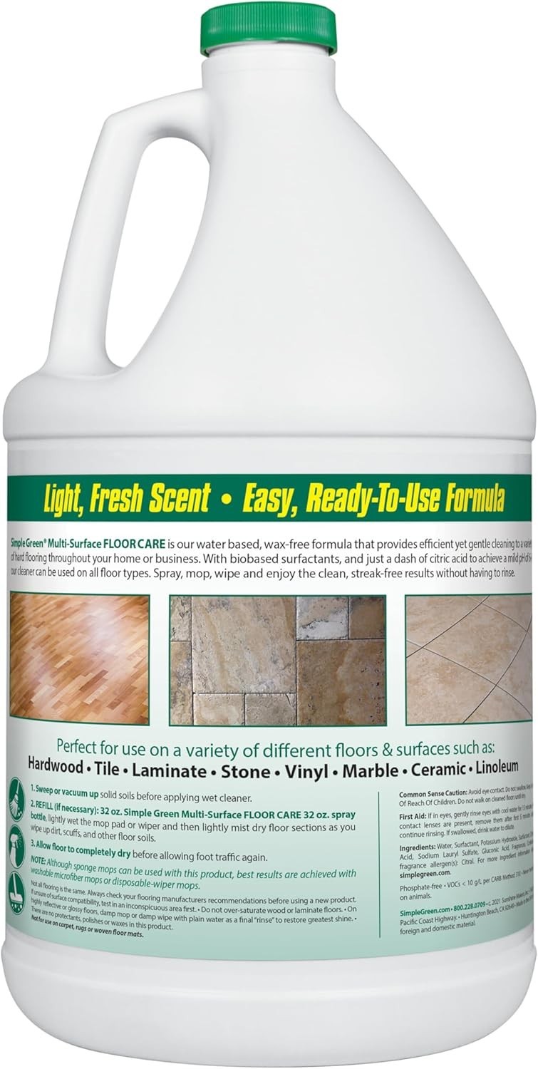 Multi-Surface Floor Care – Cleans Hardwood, Vinyl, Laminate, Tile, Concrete a…