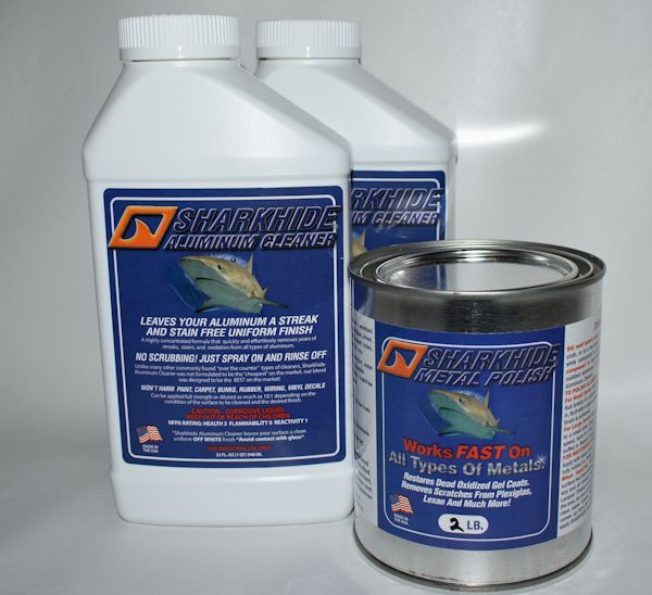 Sharkhide Aluminum Cleaner and Polish, Pontoon Aluminum Cleaner and Polish