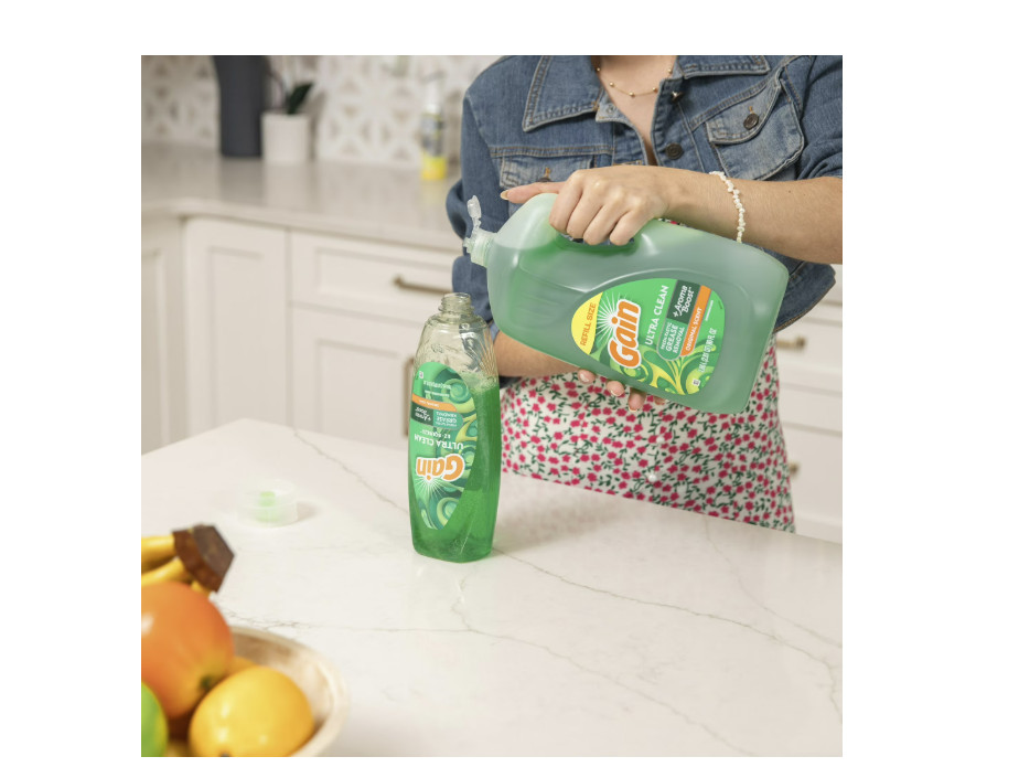 3 PACK Gain Ultra Dishwashing Liquid Dish Soap, Original Scent, 90.0 fl oz