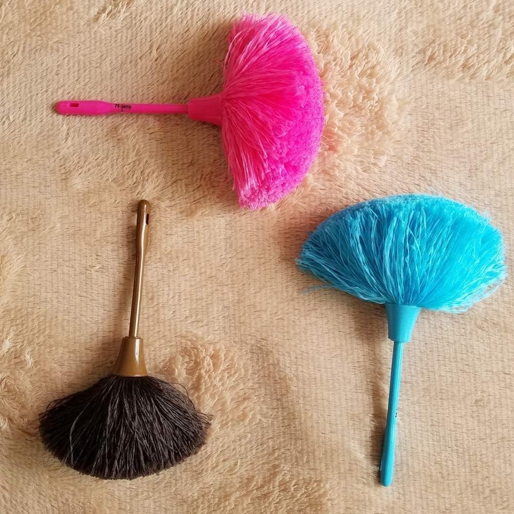 Gentle 3 Pack Microfiber Dusting Duster – Ergonomic Hand Grip for Easy Use
