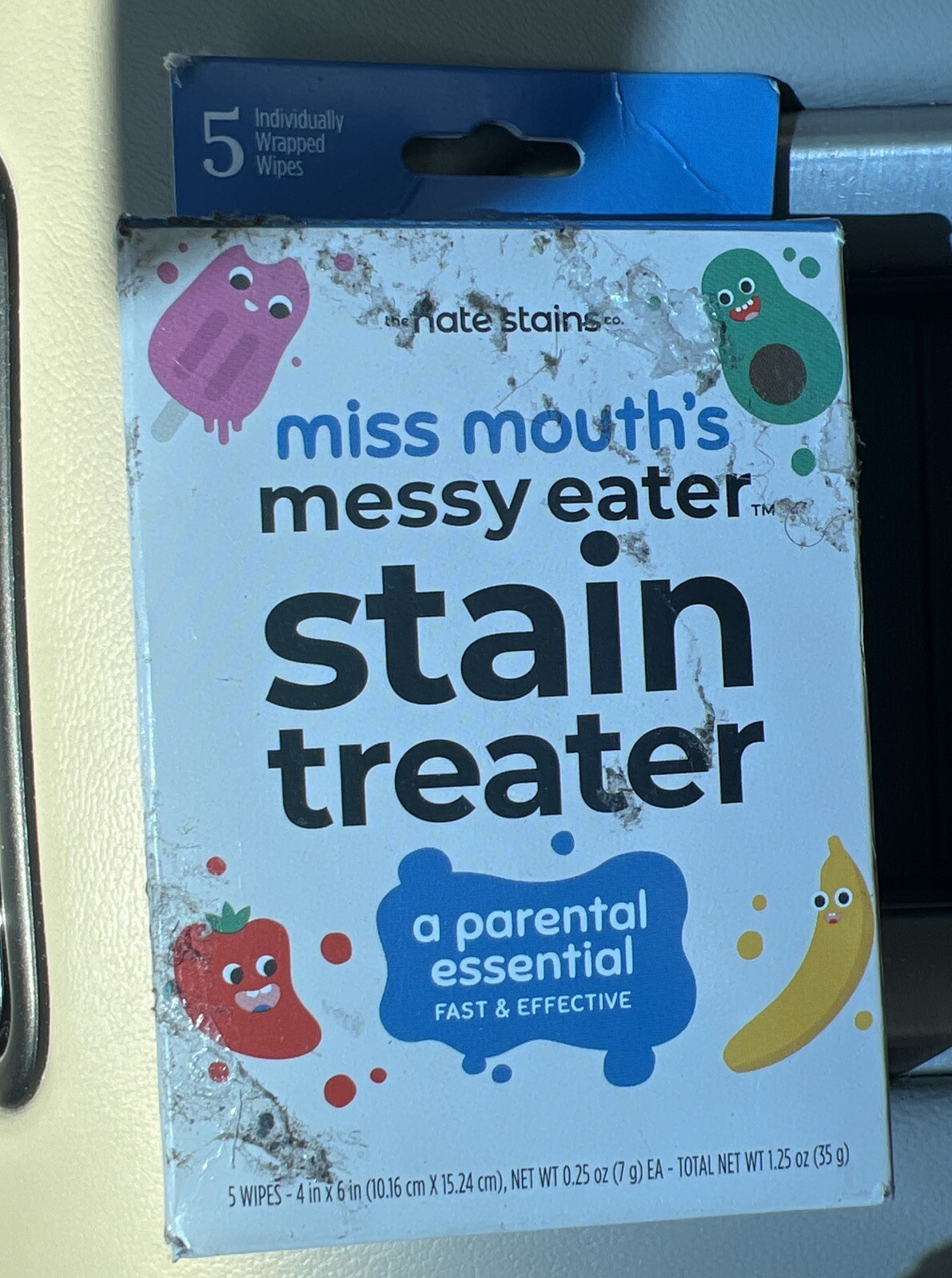 Miss Mouth’s Messy Eater Stain Treater Wipes – 5 Pack Remover -…