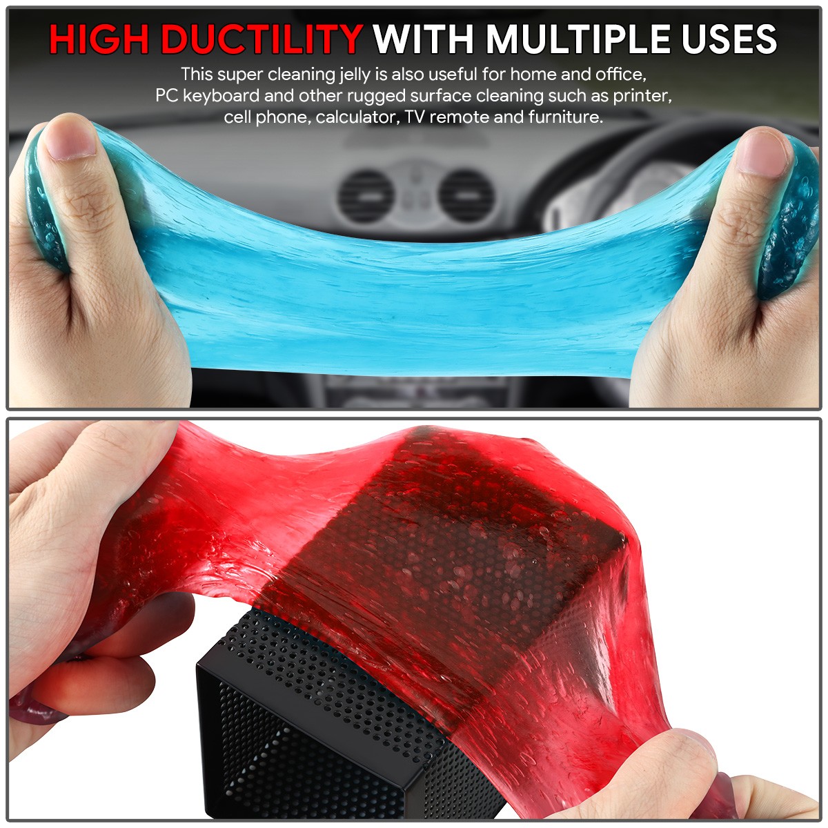 3 x Multi Purpose Car Keyboard Laptop Home Dust Remove Sticky Cleaning Gel Jelly