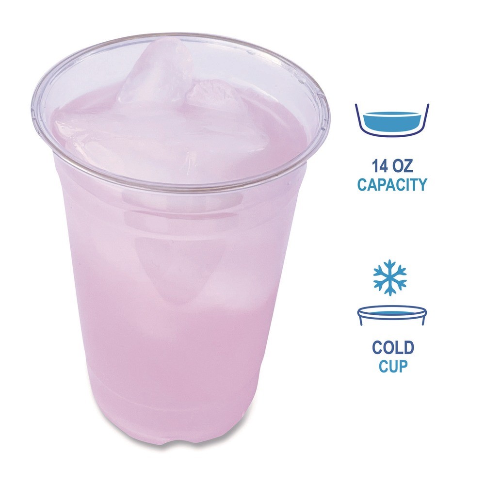 Boardwalk PET14PK 14 oz. Plastic PET Cups – Clear (50/Pack) New