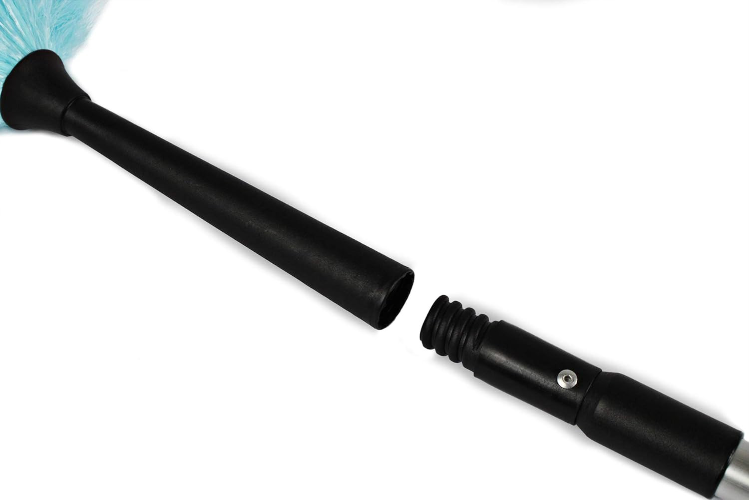 Electrostatic Dusting Wand with 3-Section Extendable Pole, Reaches up to 72 Inch
