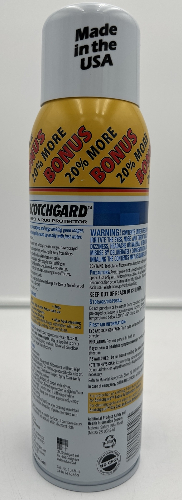 NEW Scotchgard Carpet & Rug Protector Triple Action Original Formula By 3M, 17oz