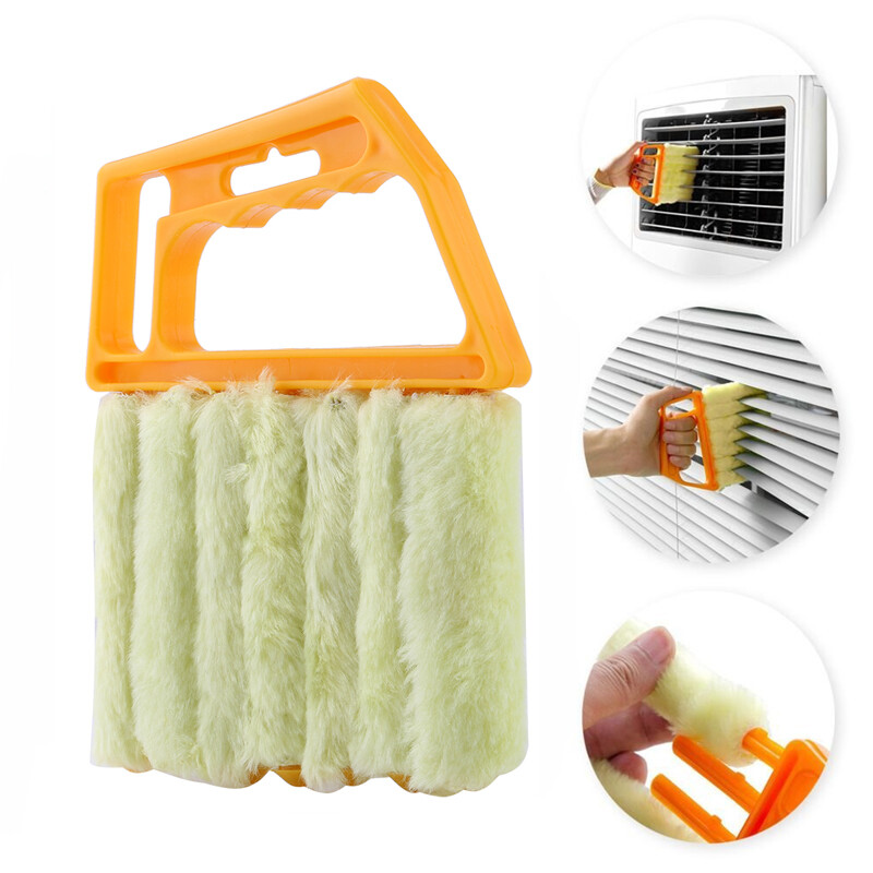 Microfibre Venetian Blind Brush Window Air Conditioner Duster Dirt Clean Cleaner