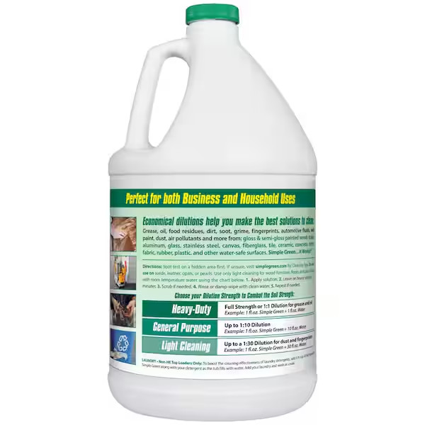 Simple Green All-Purpose Cleaner, 1 Gal. Concentrated Removes Dirt Grease Stains