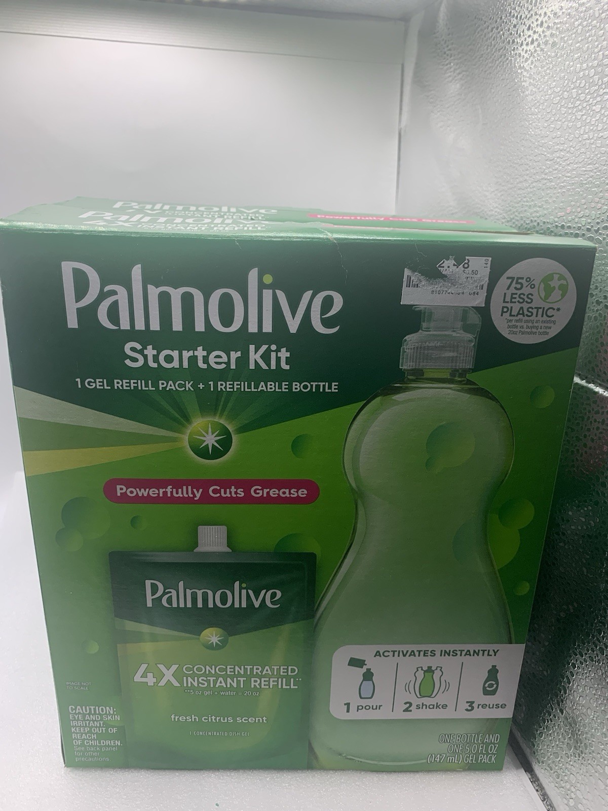 Palmolive 4X Concentrated Instant Refill Starter Kit, Fresh Citrus (Pack Of 4)ZG
