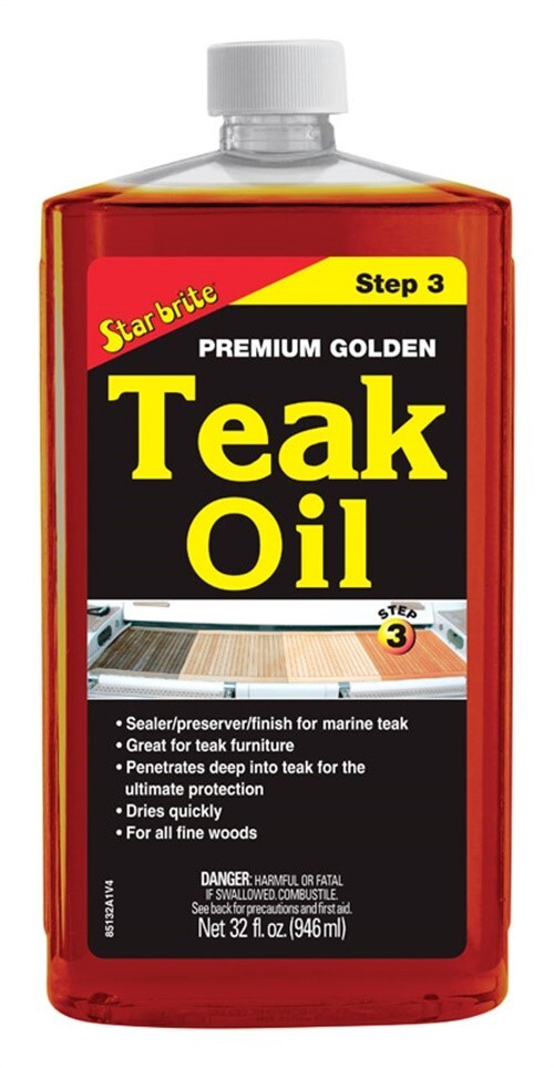 Star Brite 85132 Liquid Teak Oil for Wood Furniture 32 oz.