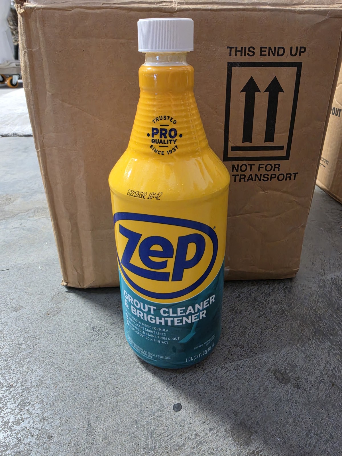 Zep Grout Cleaner and Brightener – 32 oz Lot Of 10 New