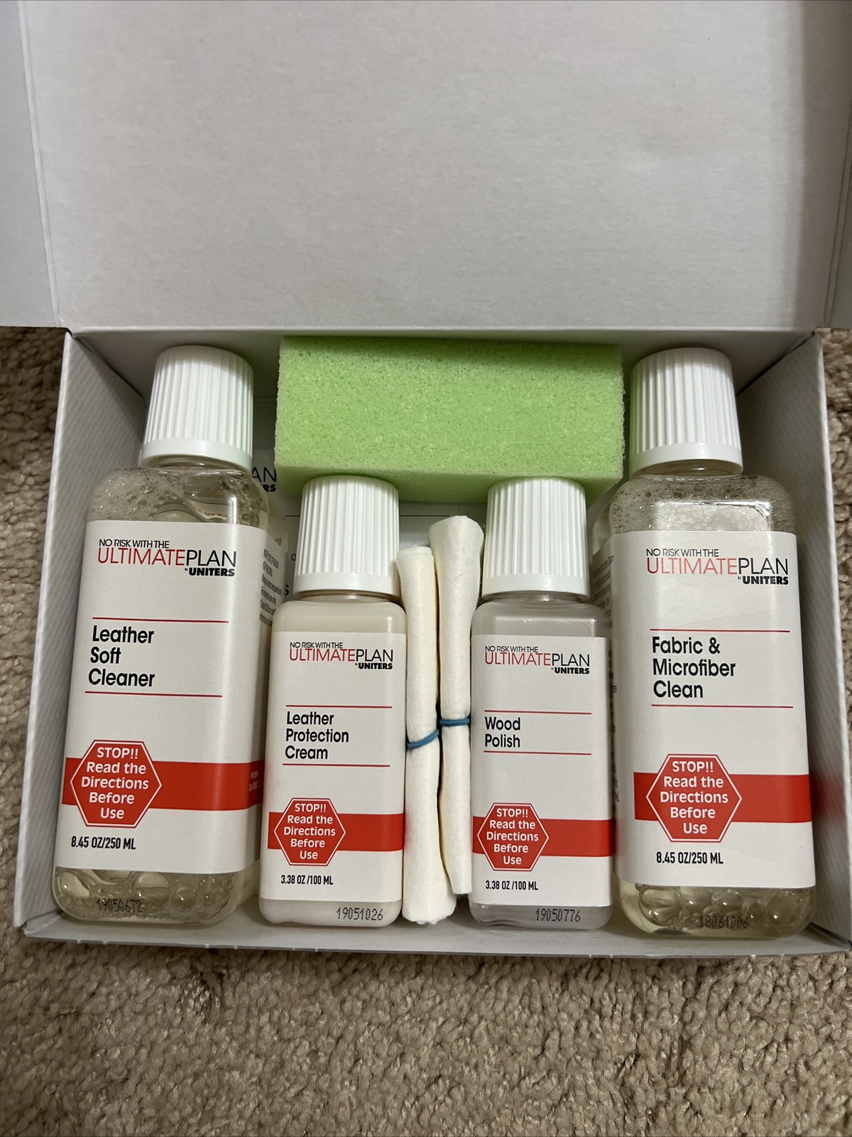 ULTIMATE PLAN UNITERS FURNITURE CLEANING KIT FABRIC LEATHER WOOD MICROFIBER