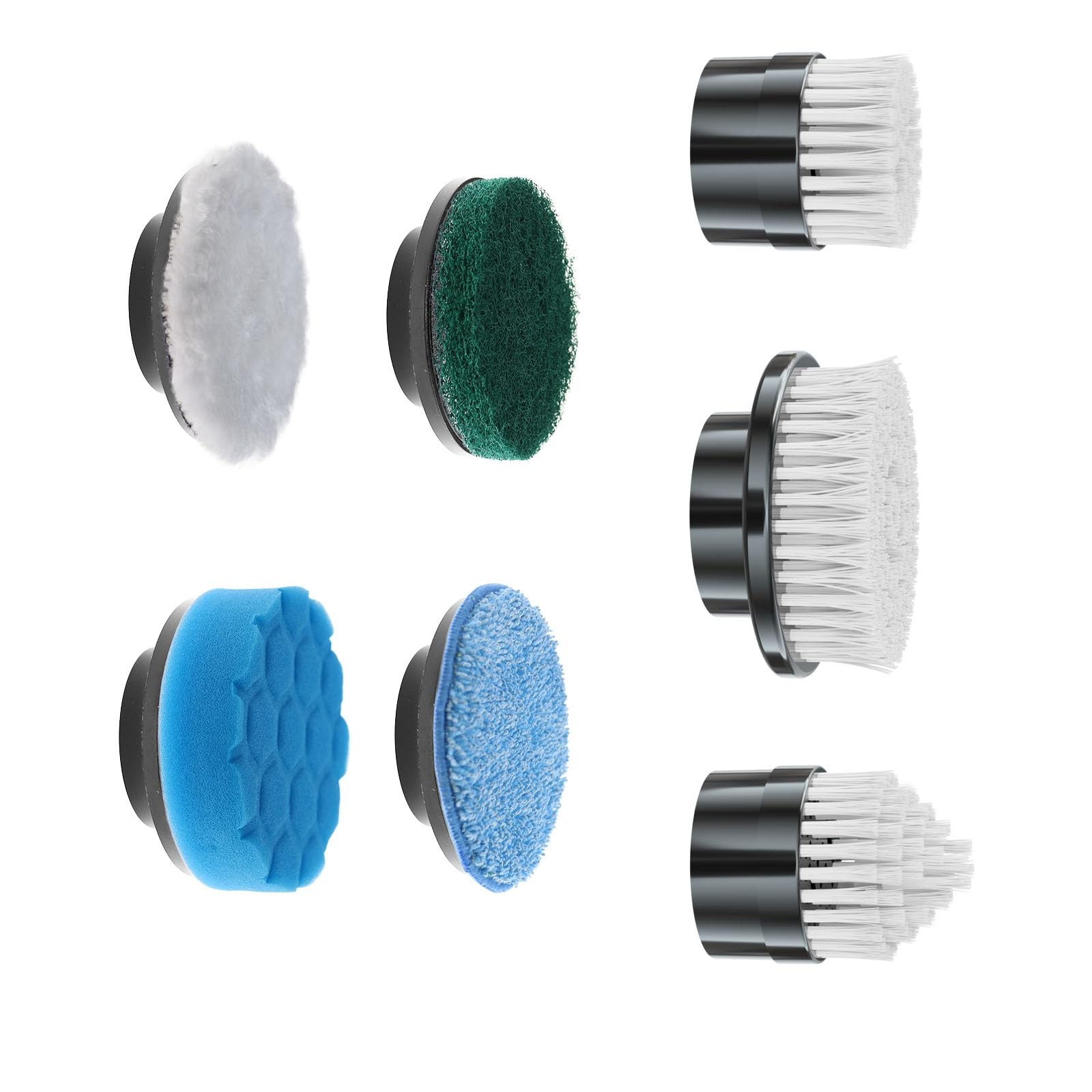 Electric Spin Scrubber Replacement Brush Heads, 7 Pcs Set Suitable for Cordle…