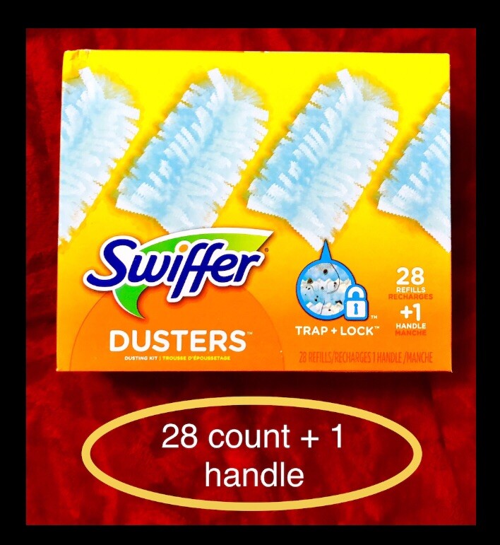 Swiffer Dusters Dusting Kit 28 Count Refills for All Swiffer Dusters + 1 Handle