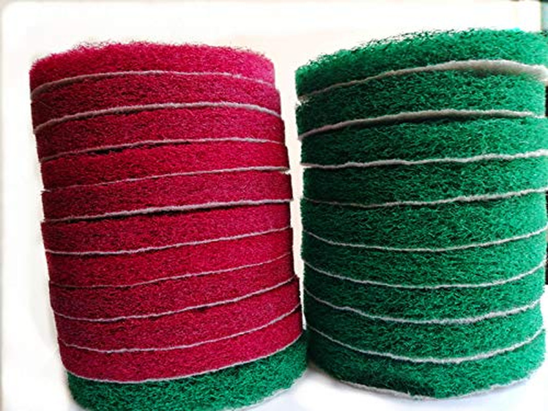 20 Pieces Scrub Pads Drill Power Brush Tile Scrubber Scouring Pads Cleaning Kit