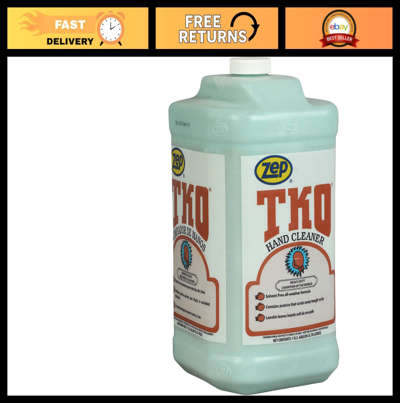 Powerful Hand Cleaner – Heavy-Duty Degreaser, Fast-Acting, Industrial Strength