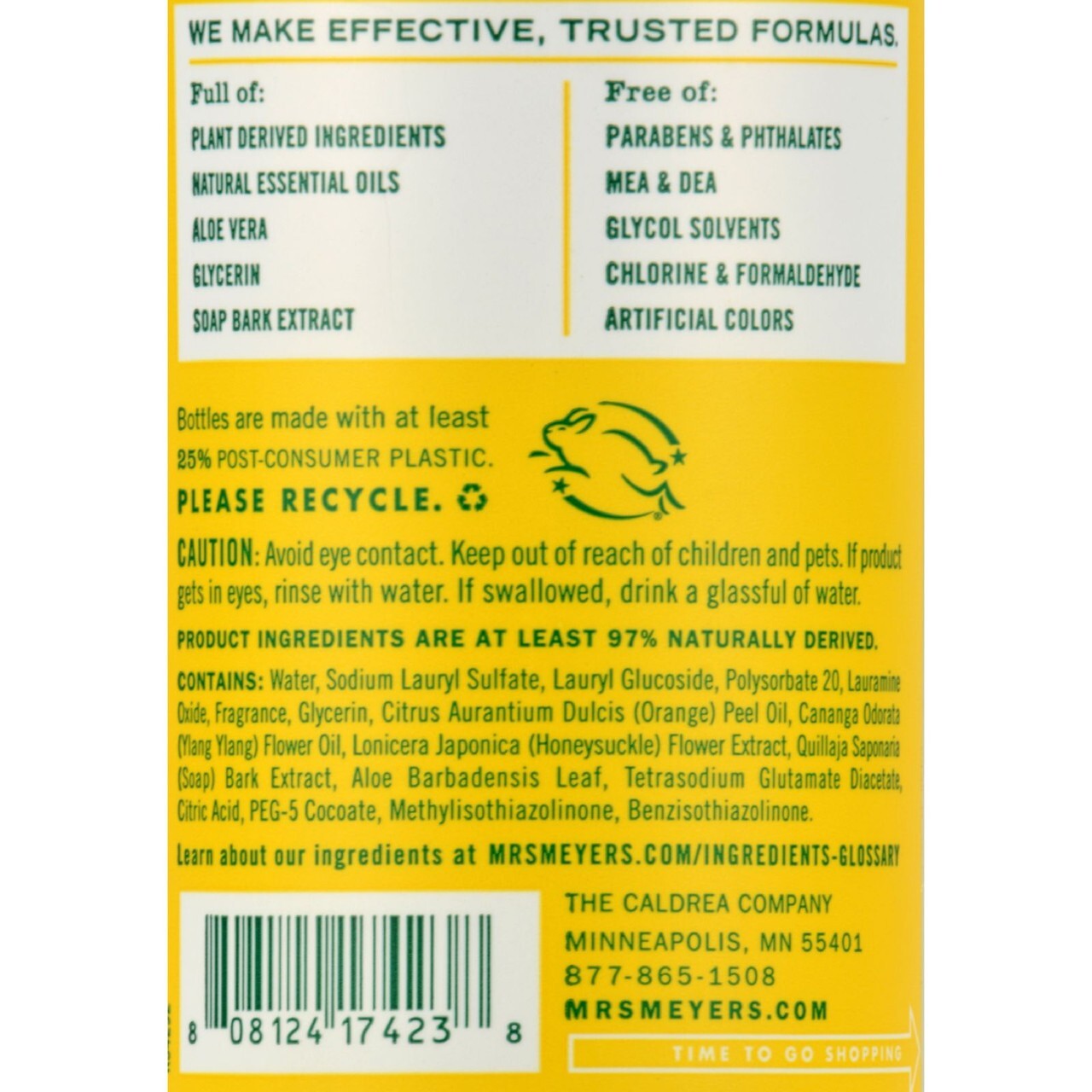 Mrs Meyers Dish Soap Clean Day Honeysuckle Scent – 16 Oz – Pack of 6
