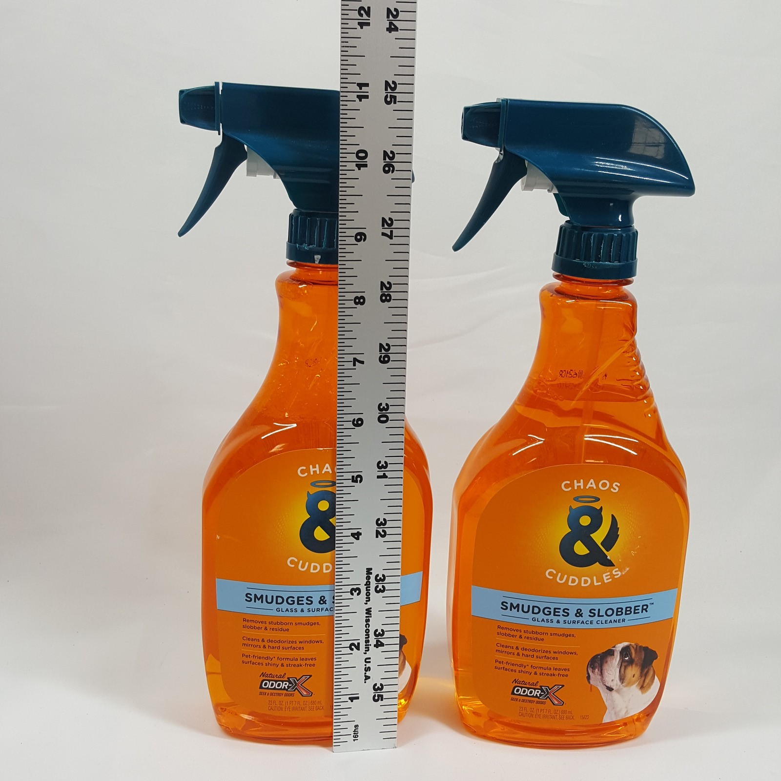 Chaos & Cuddles Smudges & Slobber Glass & Surface Cleaner Pet-Friendly 23oz