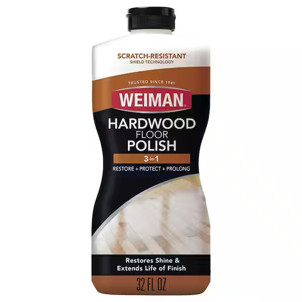 32 Oz. Hardwood Floor Polish & Restorer – High-Traffic Area Cleaner & Shine