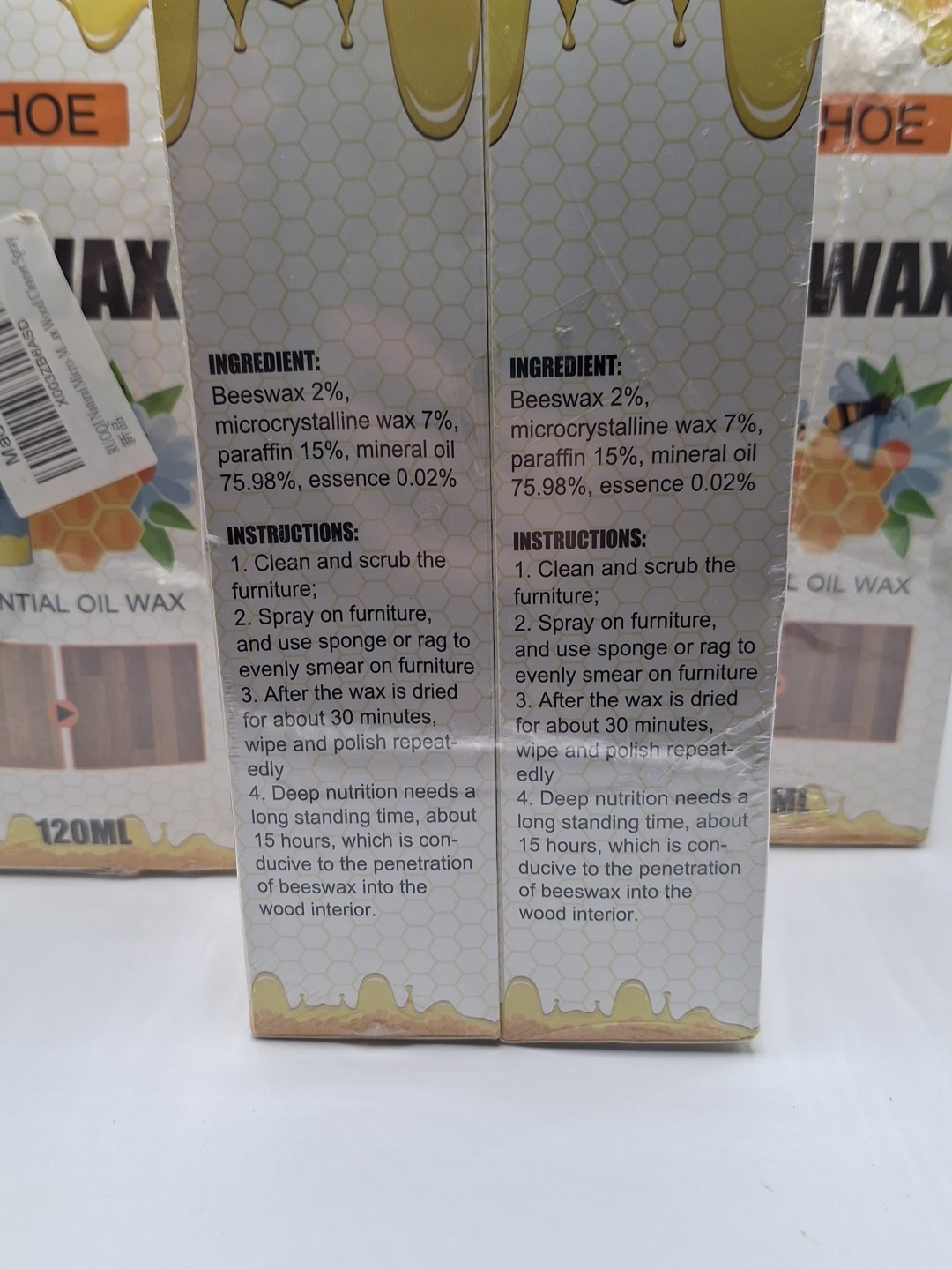 Lot of 3 Beewax Spray Furniture Polish, 120ml each. Exp: 10/05/2026