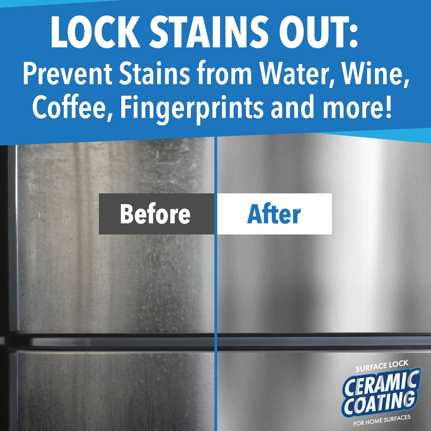 Surface Lock Ceramic Coating for Stainless Steel 8 Fl Oz (Pack of 1), navy