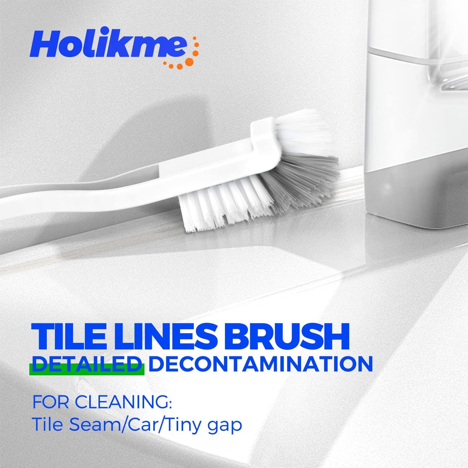 7 Pack Deep Cleaning Brush Set, Scrub Pads with Scraper Tip for Pool Walls, Bath