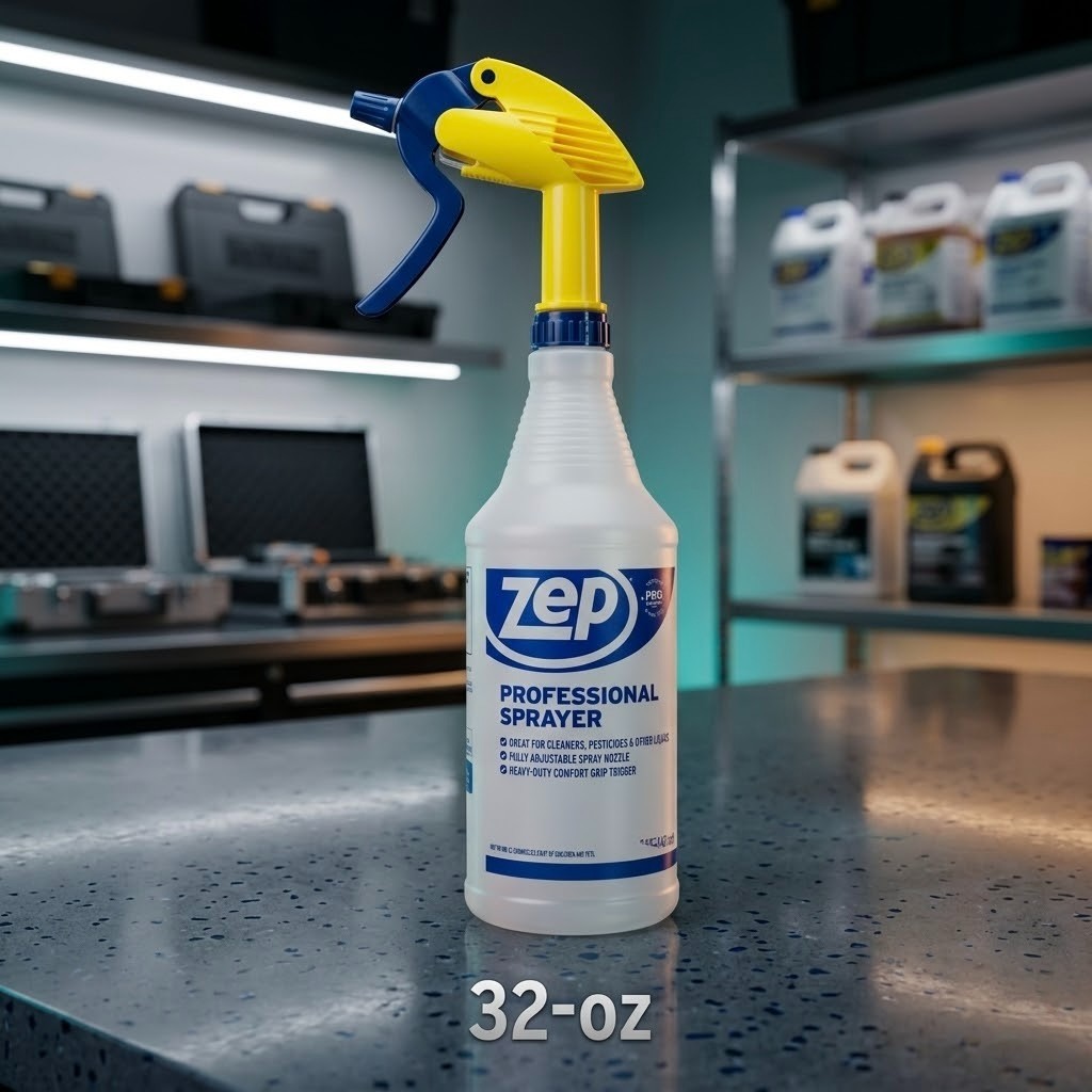 Zep Professional Spray Bottles 32oz 48oz Heavy Duty Adjustable Nozzle