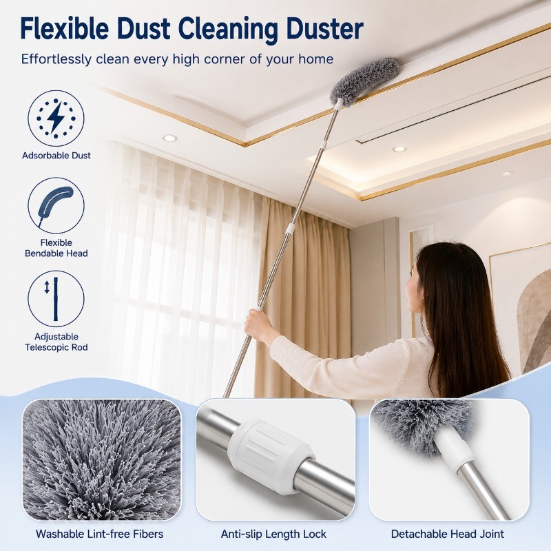 Bendable Cleanable Electrostatic Precipitation Brush
