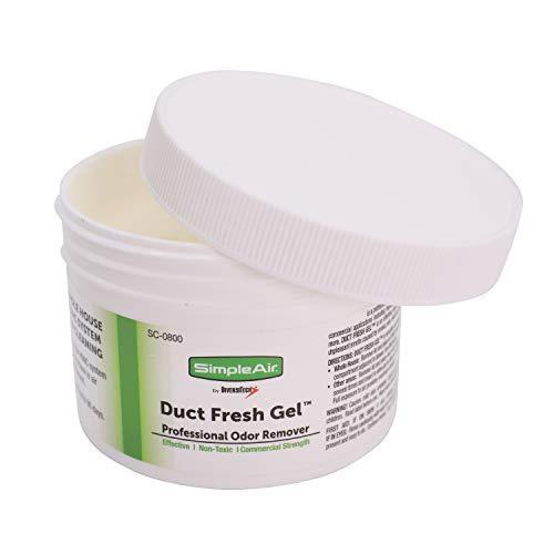 SimpleAir Duct Fesh Gel HVAC Air Freshener, Cleaner, Deodorizer Non Toxic for