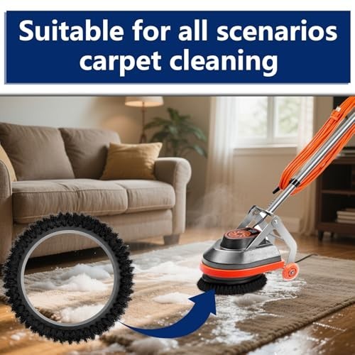 Black Nylon Carpet Brush Replacement for Oreck Orbiter Floor Machines 12