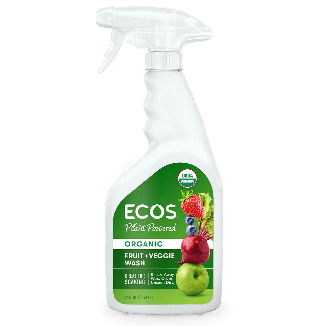 Eco’s Household Cleaning Organic Fruit & Vegetable Wash 22.0 oz (Pack of 6)
