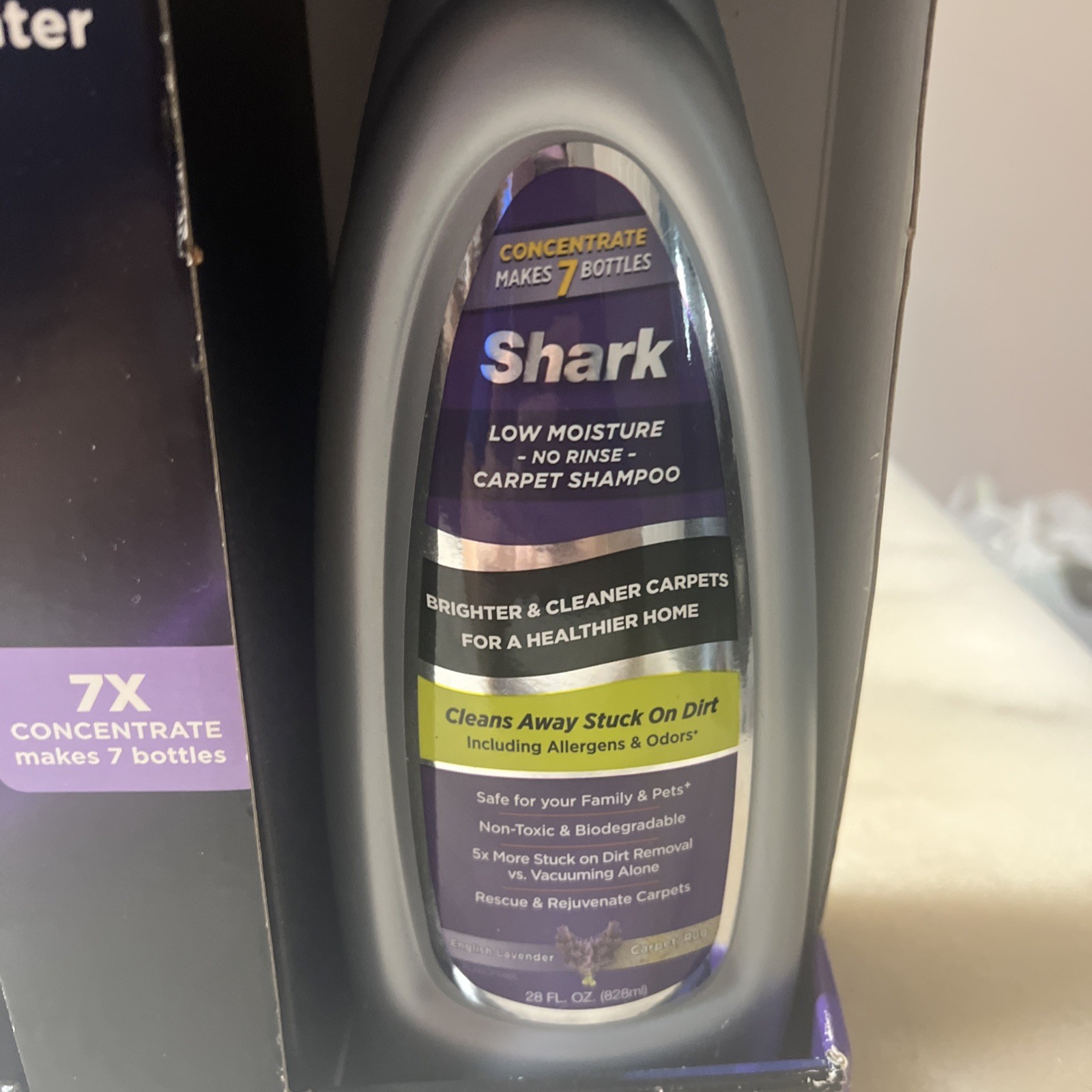 Shark Sonic Carpet Clean/ Odor Remover Plus Conce. Pretreater Carpet Stain.