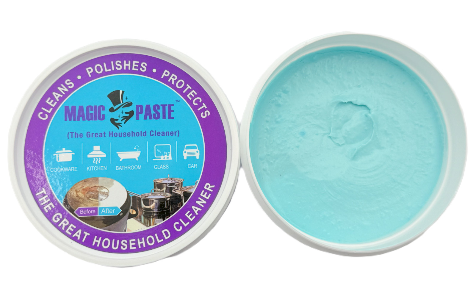 Magic Paste™ All-Purpose Cleaning Paste – 16 oz.–For Dishes, Metals, Glass etc..