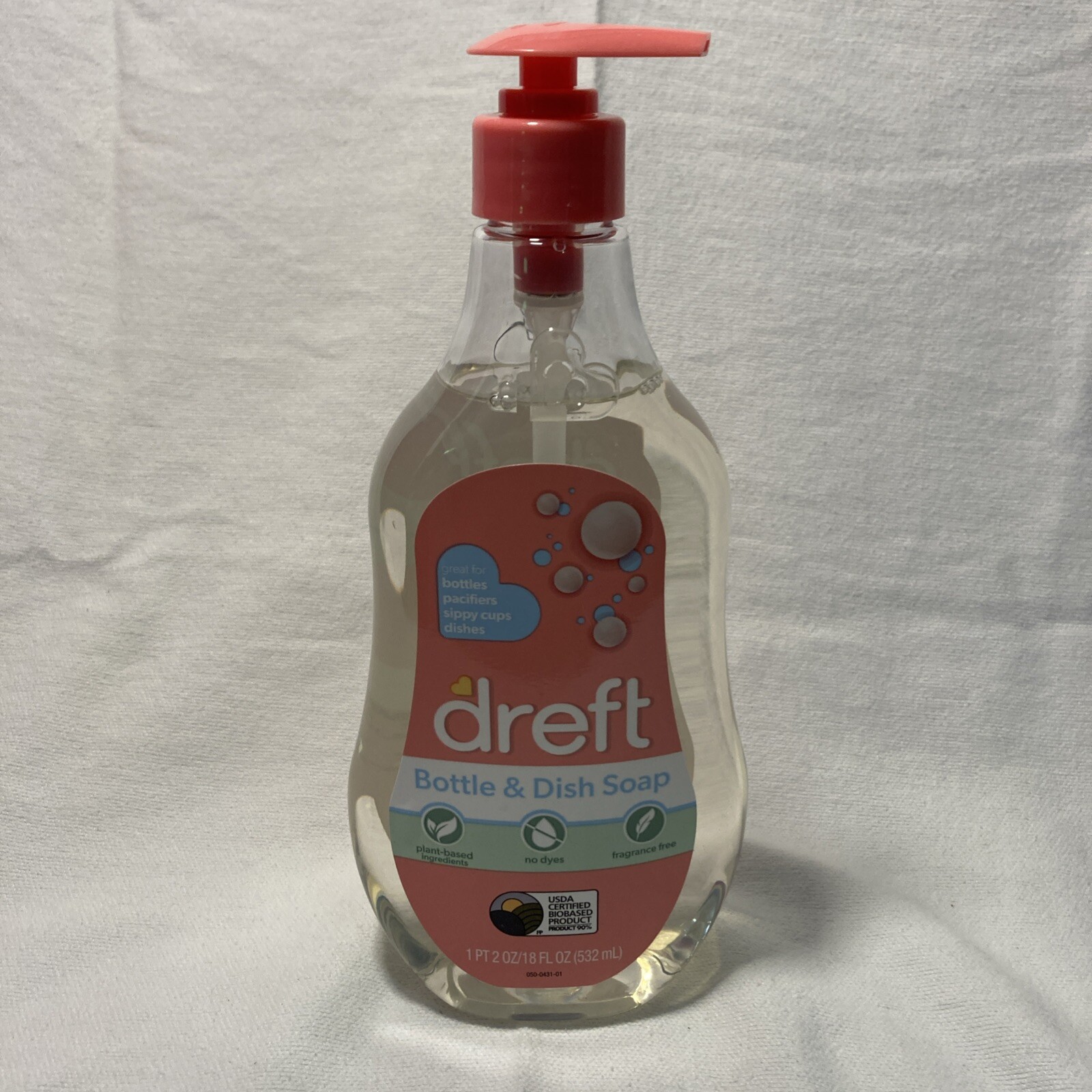 Dreft Baby Bottle & Dish Soap 18 oz