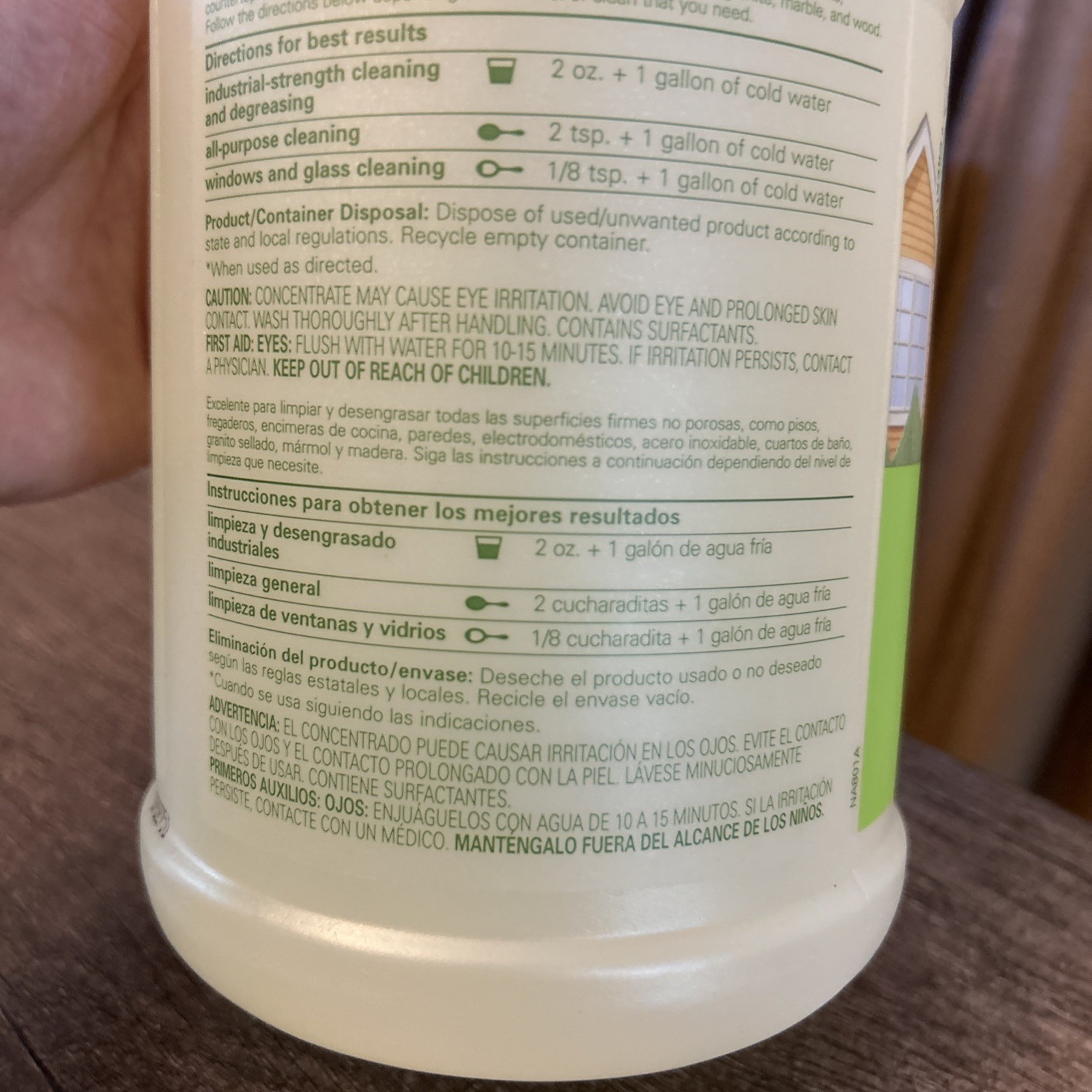 Shaklee Get Clean Basic H2 All Purpose Cleaner LARGE 64 Oz! New Sealed