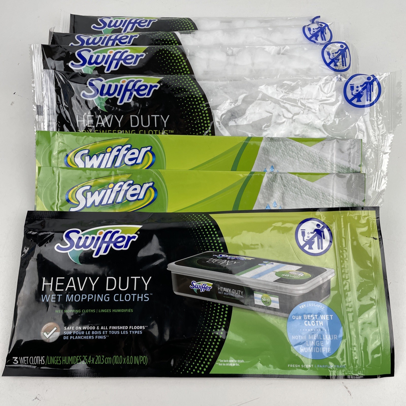 Swiffer Assortment – Mix Of Wet And Dry Refill Pads – Read Description