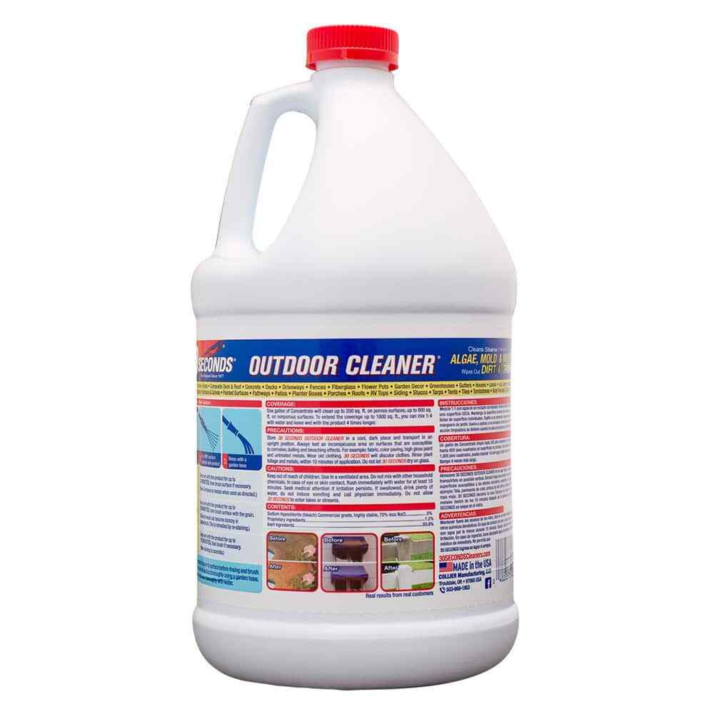 Outdoor Cleaner Concentrate 1 Gal. Tough-Acting Algae, Mildew and Mold Remover