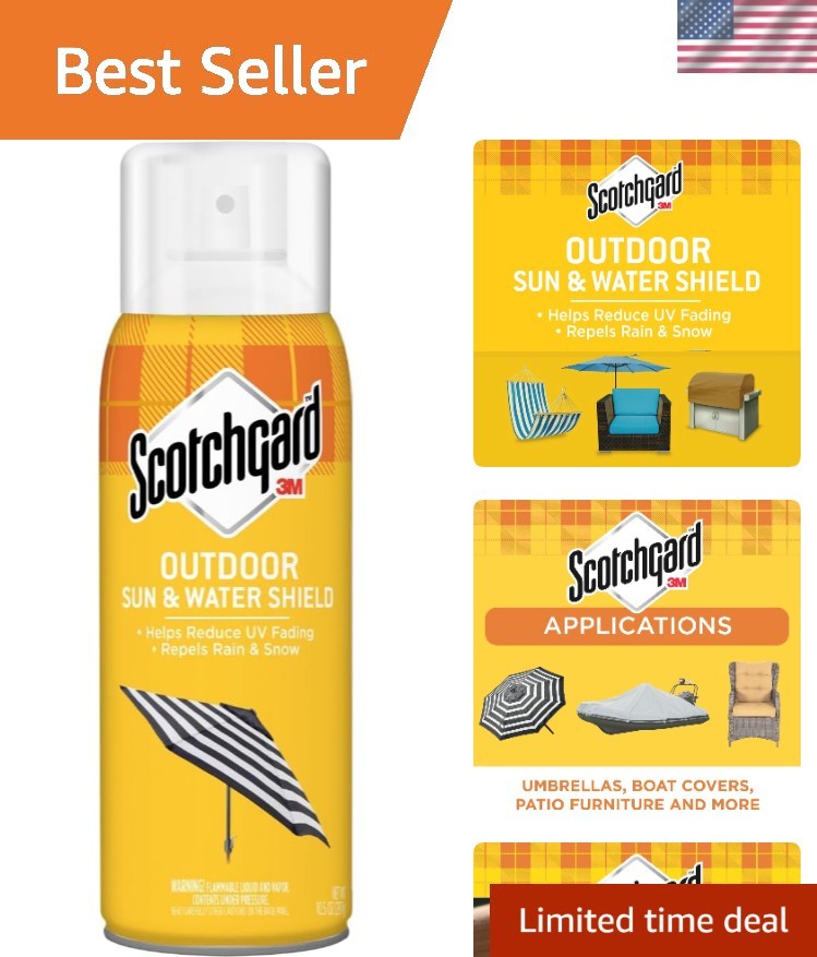 Scotchgard 10.5oz Sun & Water Shield – Ultimate Fabric Protection from UV Damage