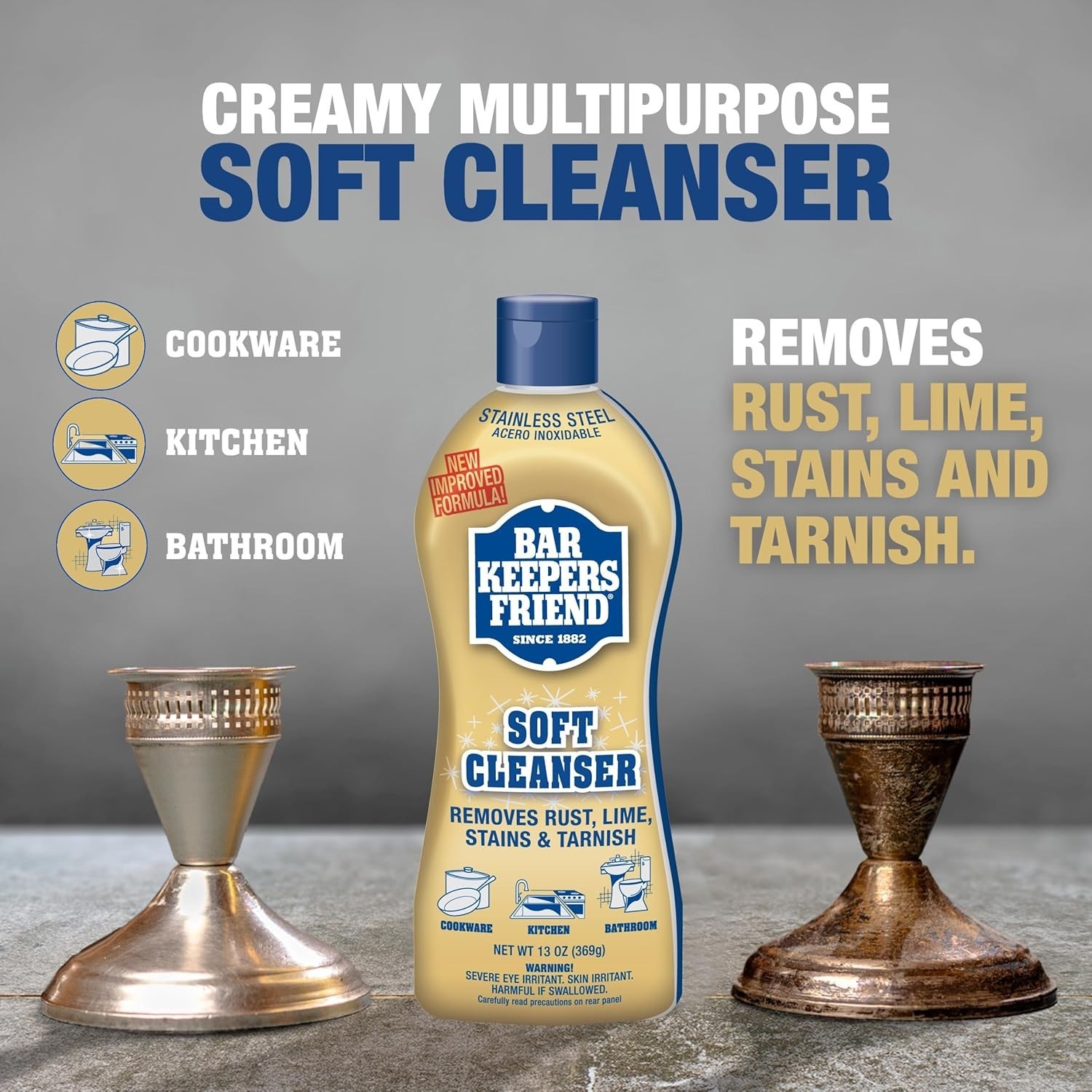 Soft Cleanser 13 oz and MORE Spray + Foam 25.4 oz Multipurpose Cleaner Bundle…