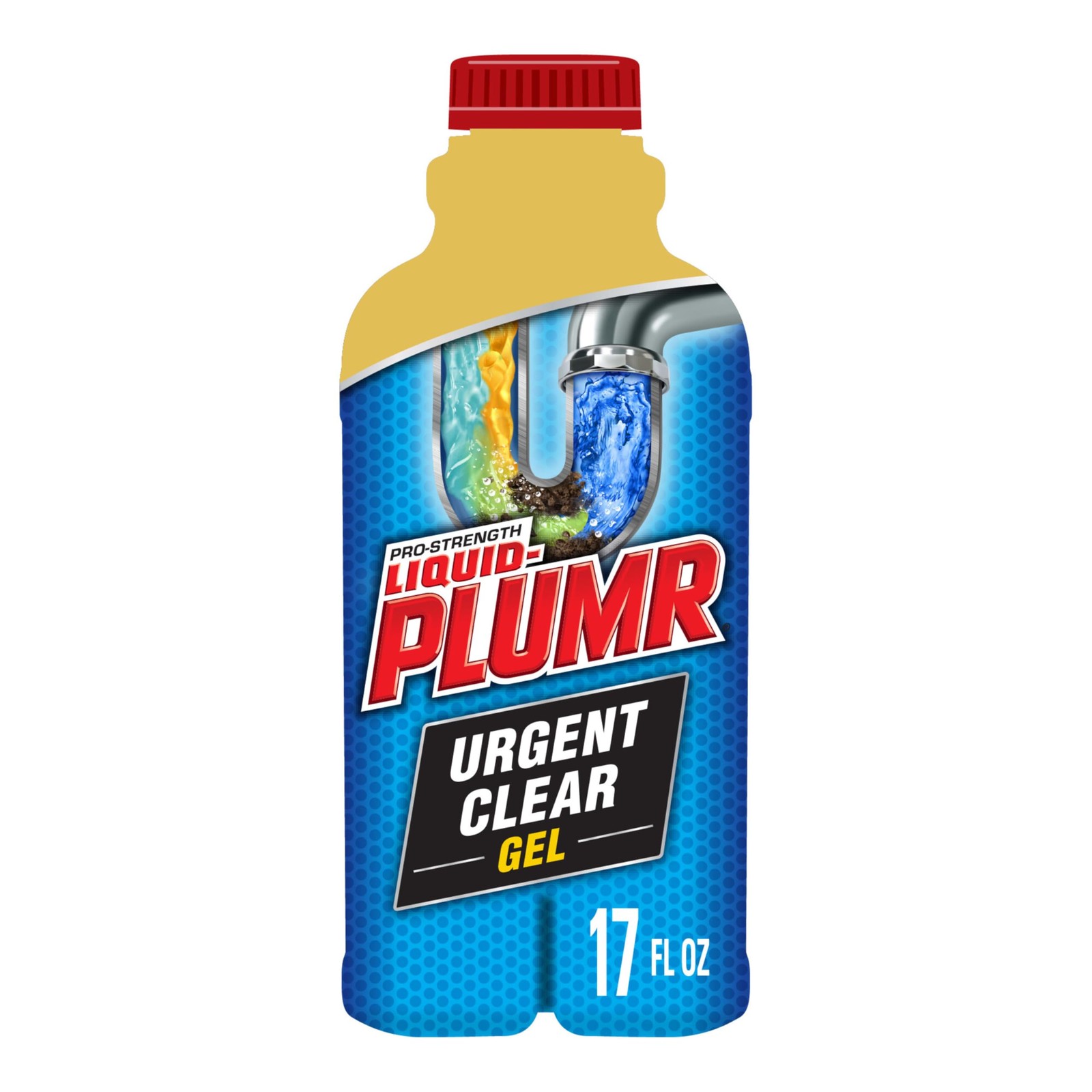 LiquidPlumr ProStrength Urgent Clear, Liquid Drain Cleaner, 17 Ounces