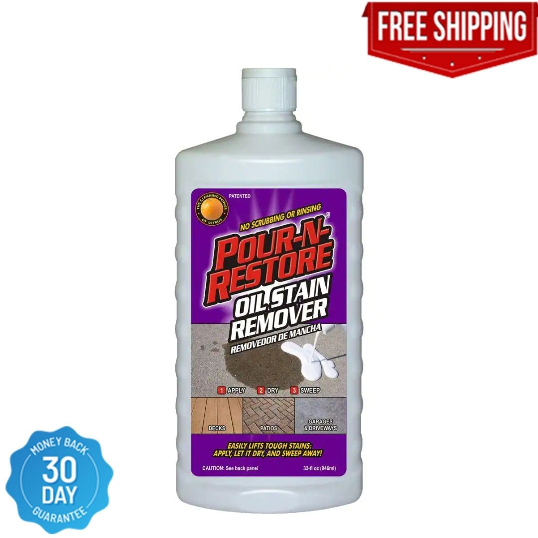 Oil Stain Remover Pour-N-Restore No scrubbing 32oz
