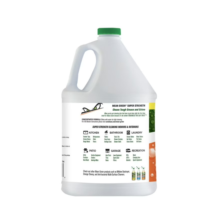 Mean Green Super Strength Cleaner & Degreaser Concentrated Formula, 1 gal, 2pack