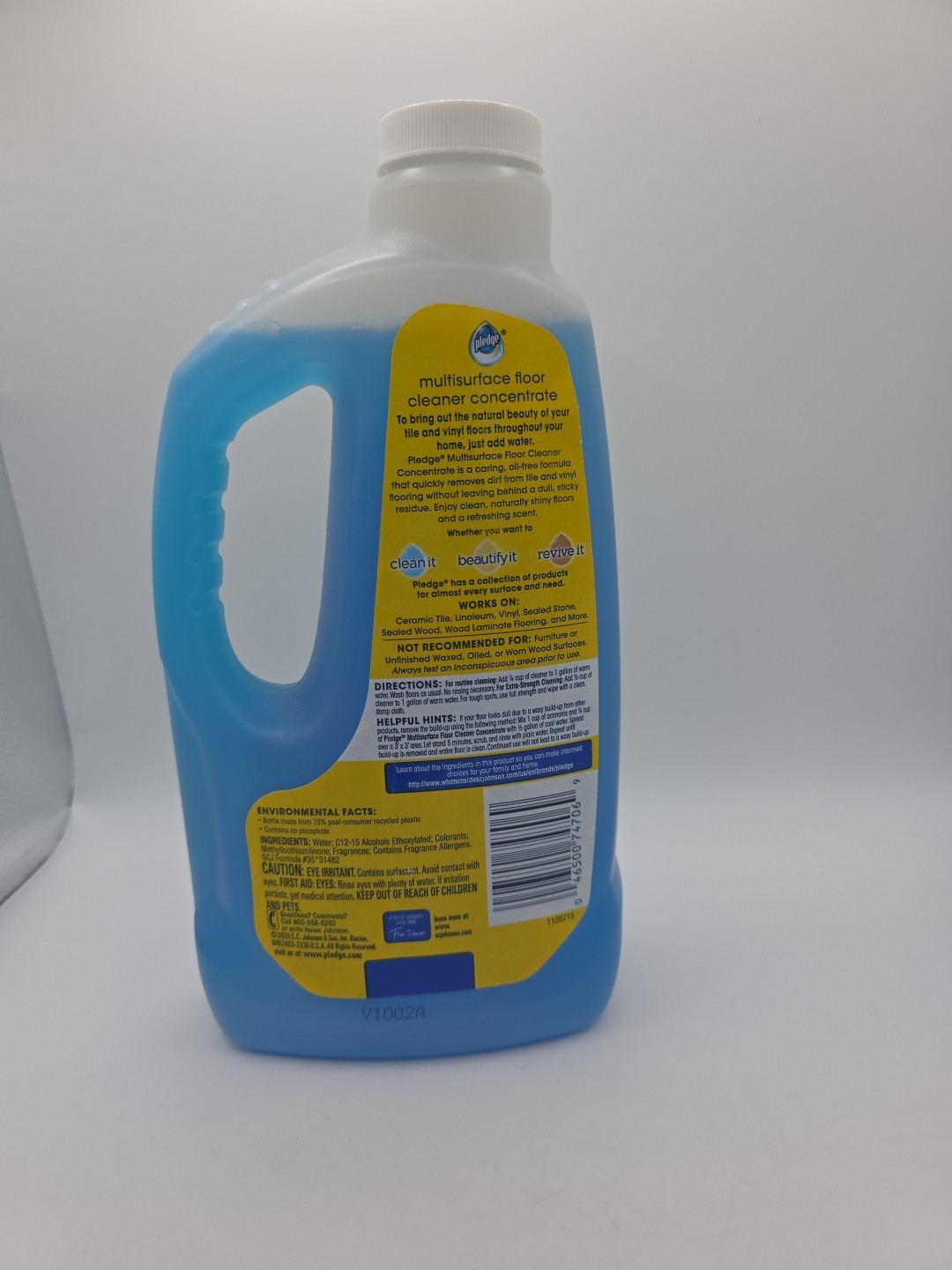Pledge Floor Care Concentrate Multi-Surface Cleaner with Glade Rainshower 32 OZ