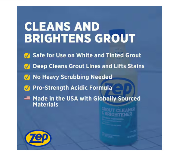 Grout Cleaner and Brightener (Pack of 1) 32 Fl Oz