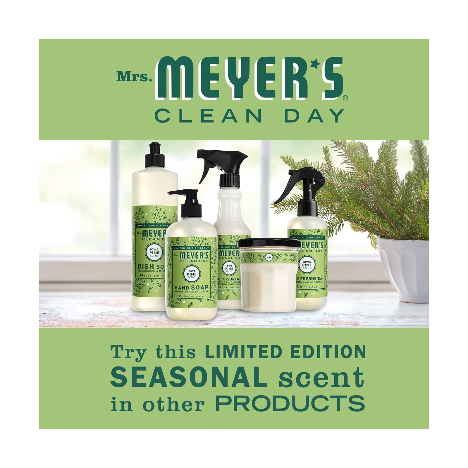 Mrs. Meyer’s Liquid Dish Soap, Biodegradable Formula, Limited Edition Iowa Pi…