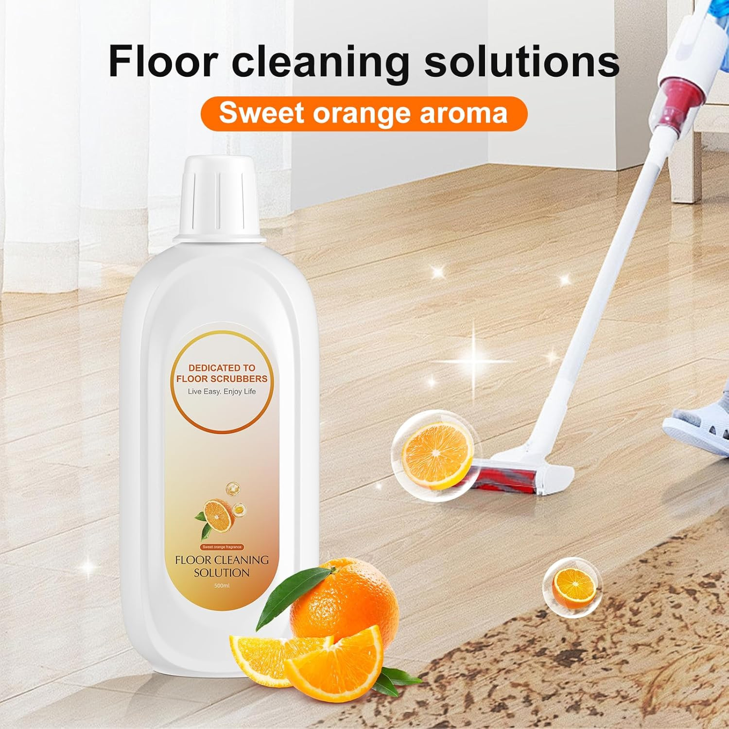 Floor Cleaning Solution Compatible with Tineco, Deep Cleans for Multiple Hard Fl